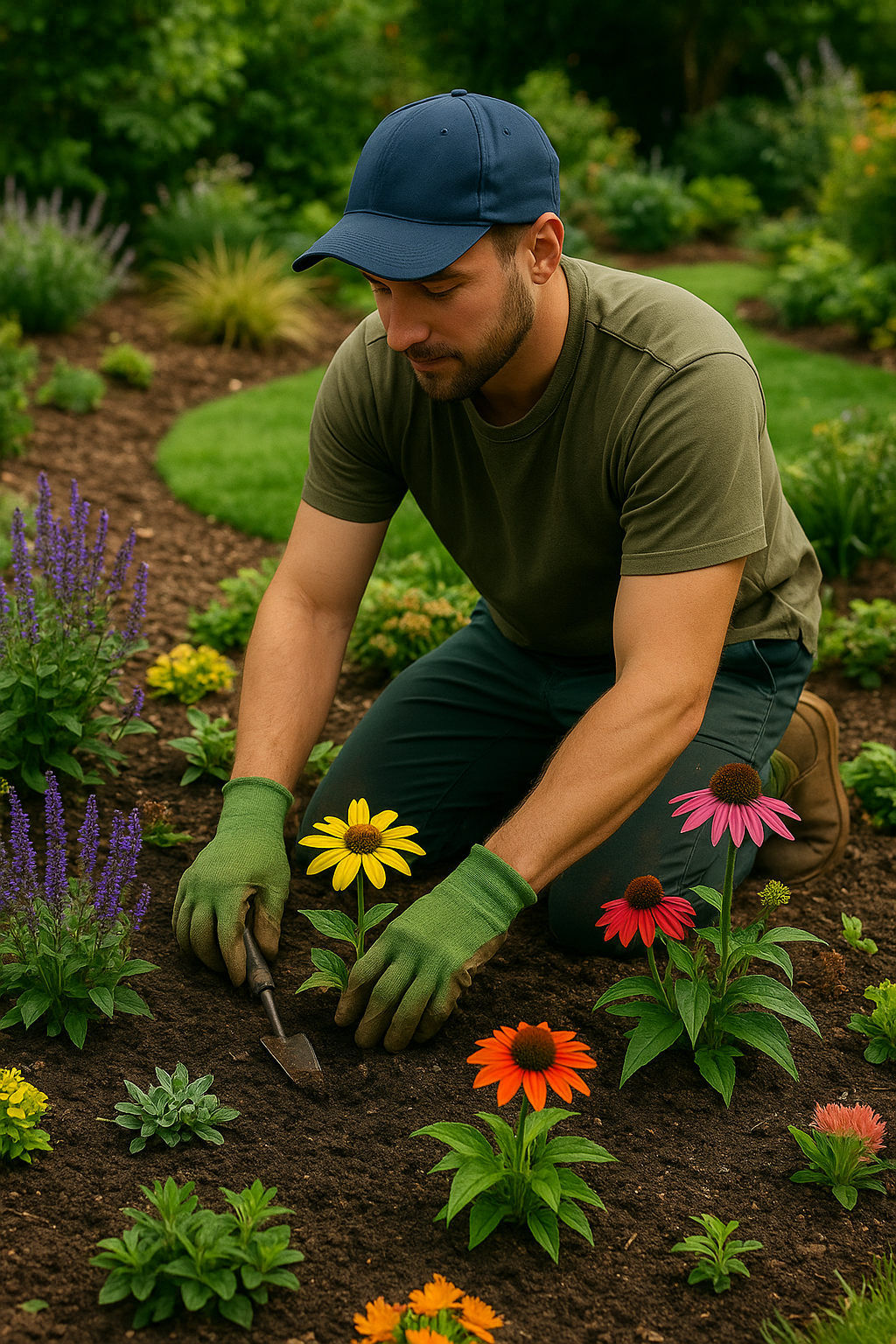 Aménagement de massif et jardin